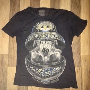 ALL SAINTS Spitalfields Tee Skull Matryoshka Doll